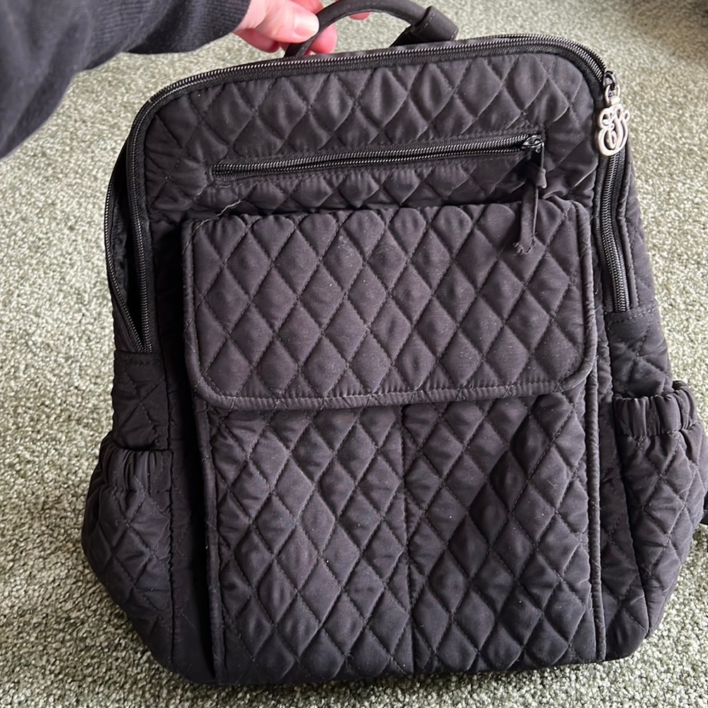 Vera Bradley black backpack